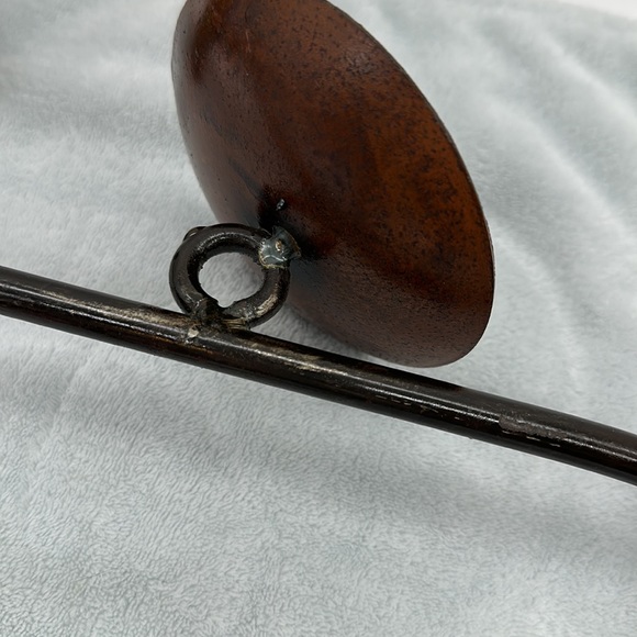 Wrought Iron Scroll Triple Pillar Candle Table-top Feature/Holder - Picture 15 of 15